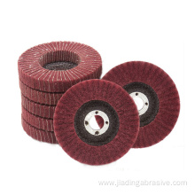 red green grinding wheels non woven abrasive 150mm